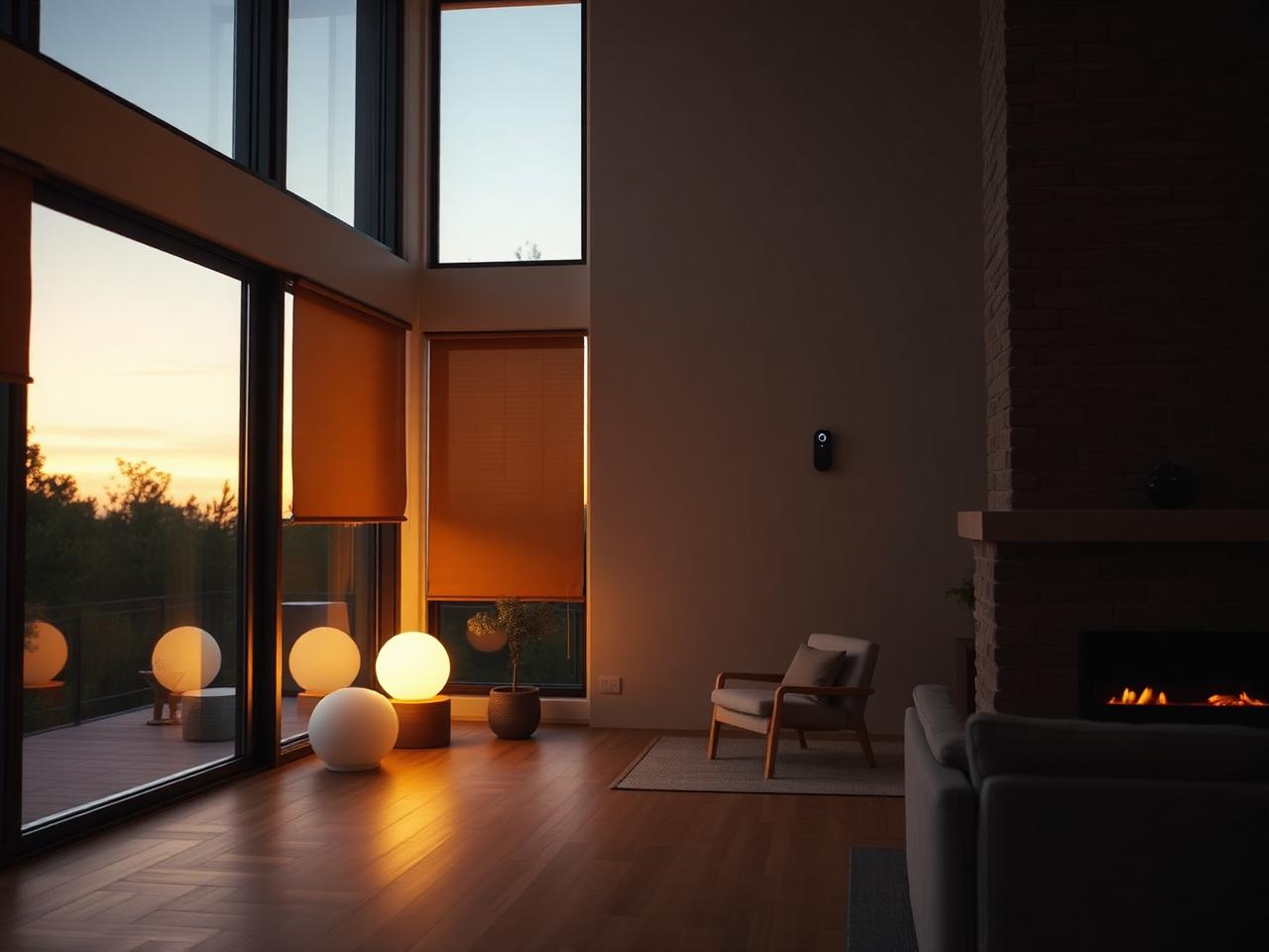 A modern smart home, finally calm.
